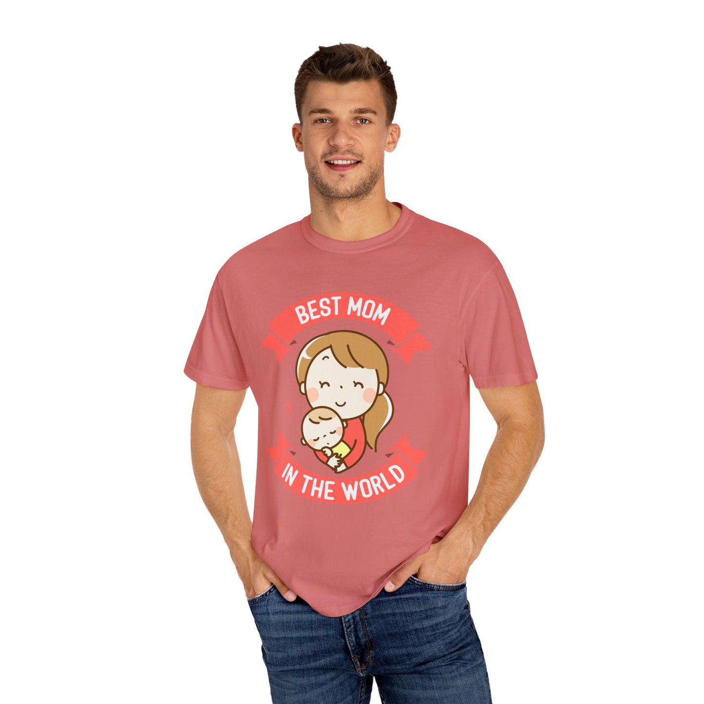 Camiseta unisex teñida en prenda