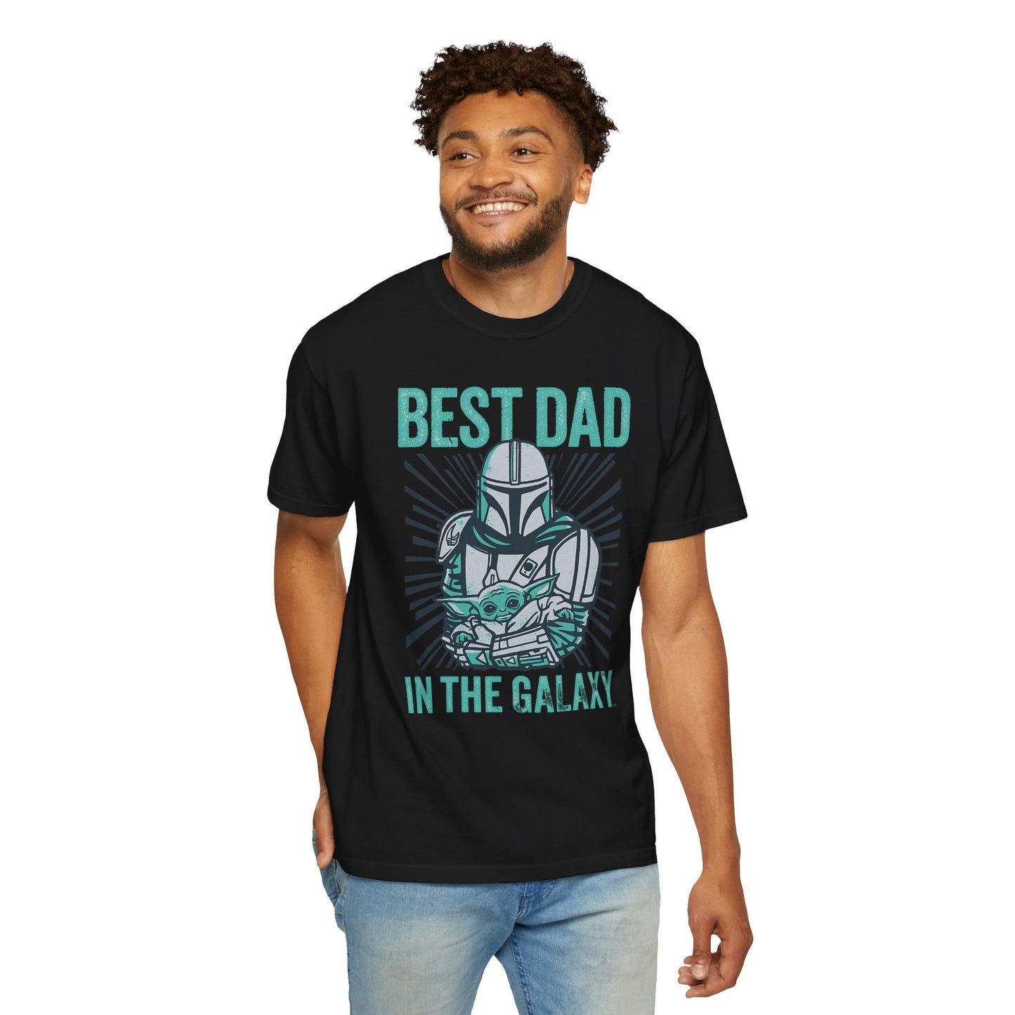 Galaktischer Papa T-Shirt | Bester Papa der Galaxis | Star Wars T-Shirt, Geschenk für Väter, Unisex-Shirt, Vatertags-Kleidung