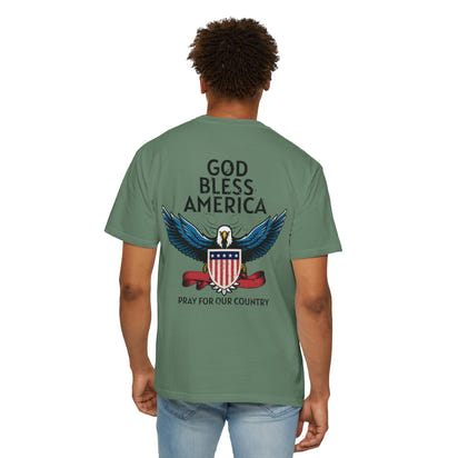 American Patriot Unisex Garment-Dyed T-shirt 8