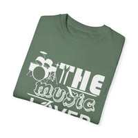 (Música)Camiseta unisex teñida en prenda