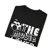 (Música)Camiseta unisex teñida en prenda