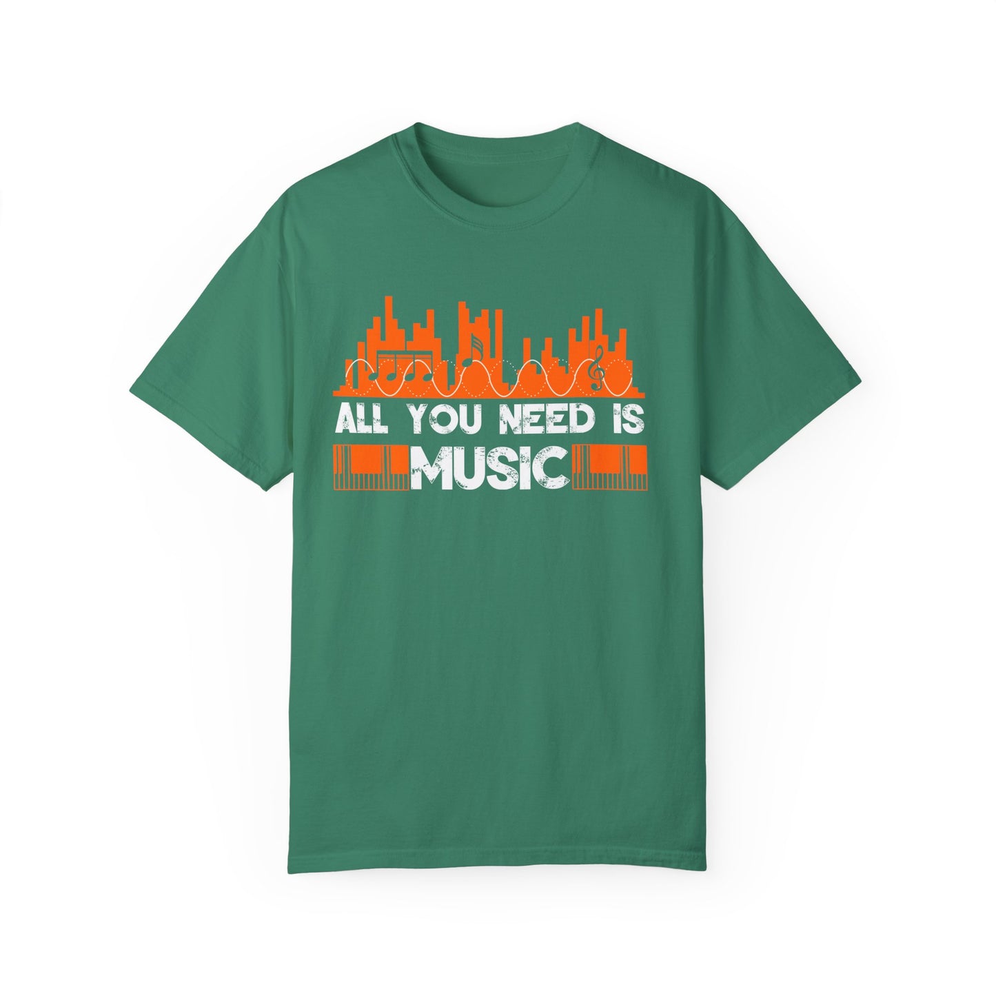 (Music)Unisex Garment-Dyed T-shirt