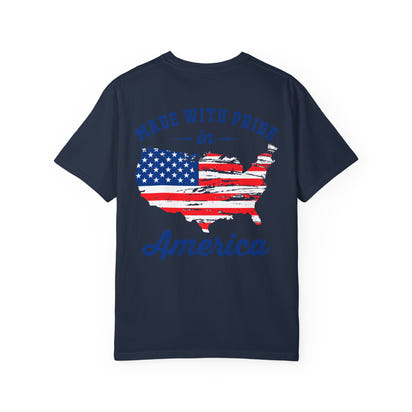 American Patriot Unisex Garment-Dyed T-shirt 1