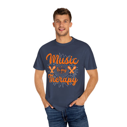 (Música)Camiseta unisex teñida en prenda