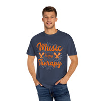 (Música)Camiseta unisex teñida en prenda