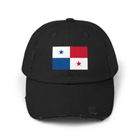 Panama-Flagge-Cap im Used-Look, Unisex-Freizeitmütze, Outdoor-Ausrüstung, Geschenk für Reisende, Sommeraccessoire, Sportmütze