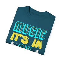(Música)Camiseta unisex teñida en prenda