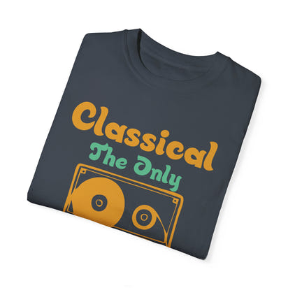 (Música)Camiseta unisex teñida en prenda