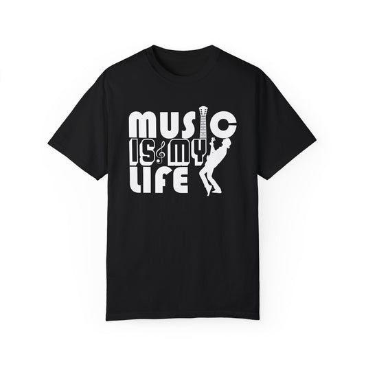 (Music)Unisex Garment-Dyed T-shirt