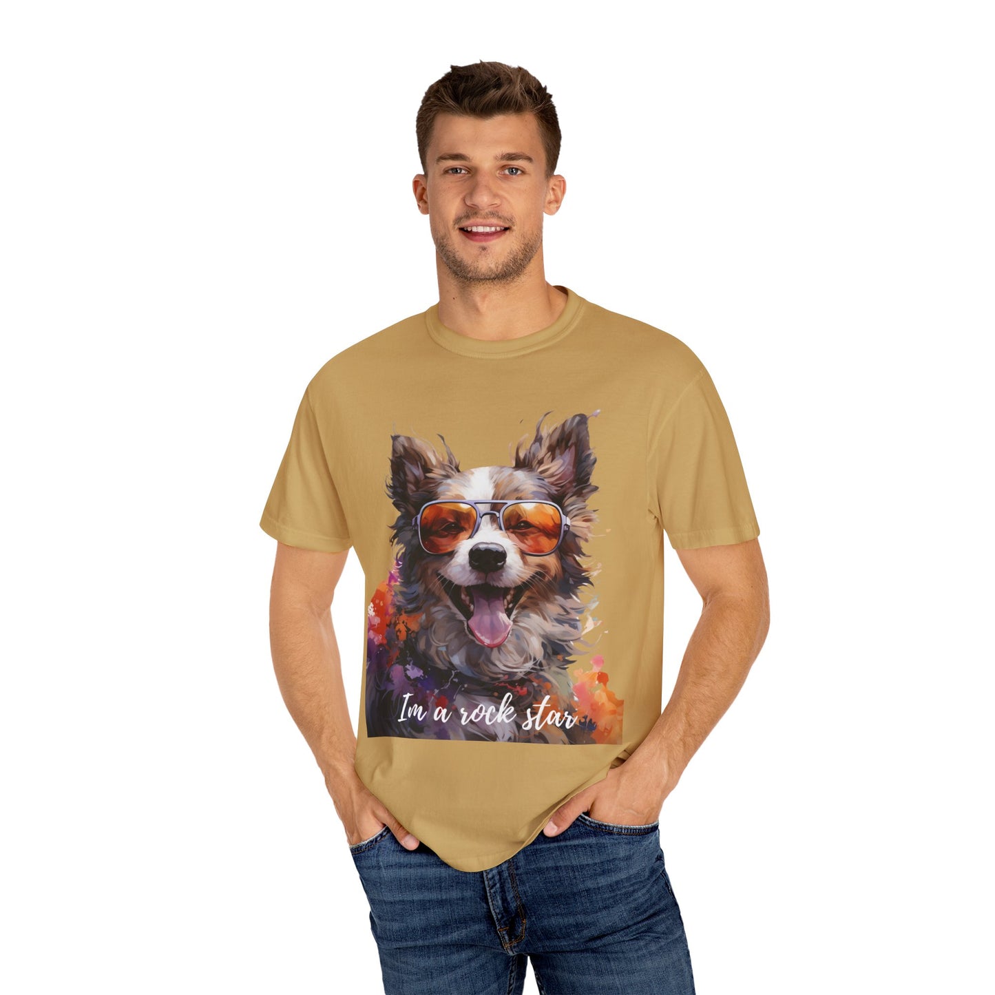 Artistic touch (Dogs) Unisex Garment-Dyed T-shirt