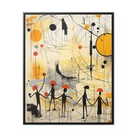 Leinwandbilder der Galerie „Zivilisation“, Vertikalrahmen