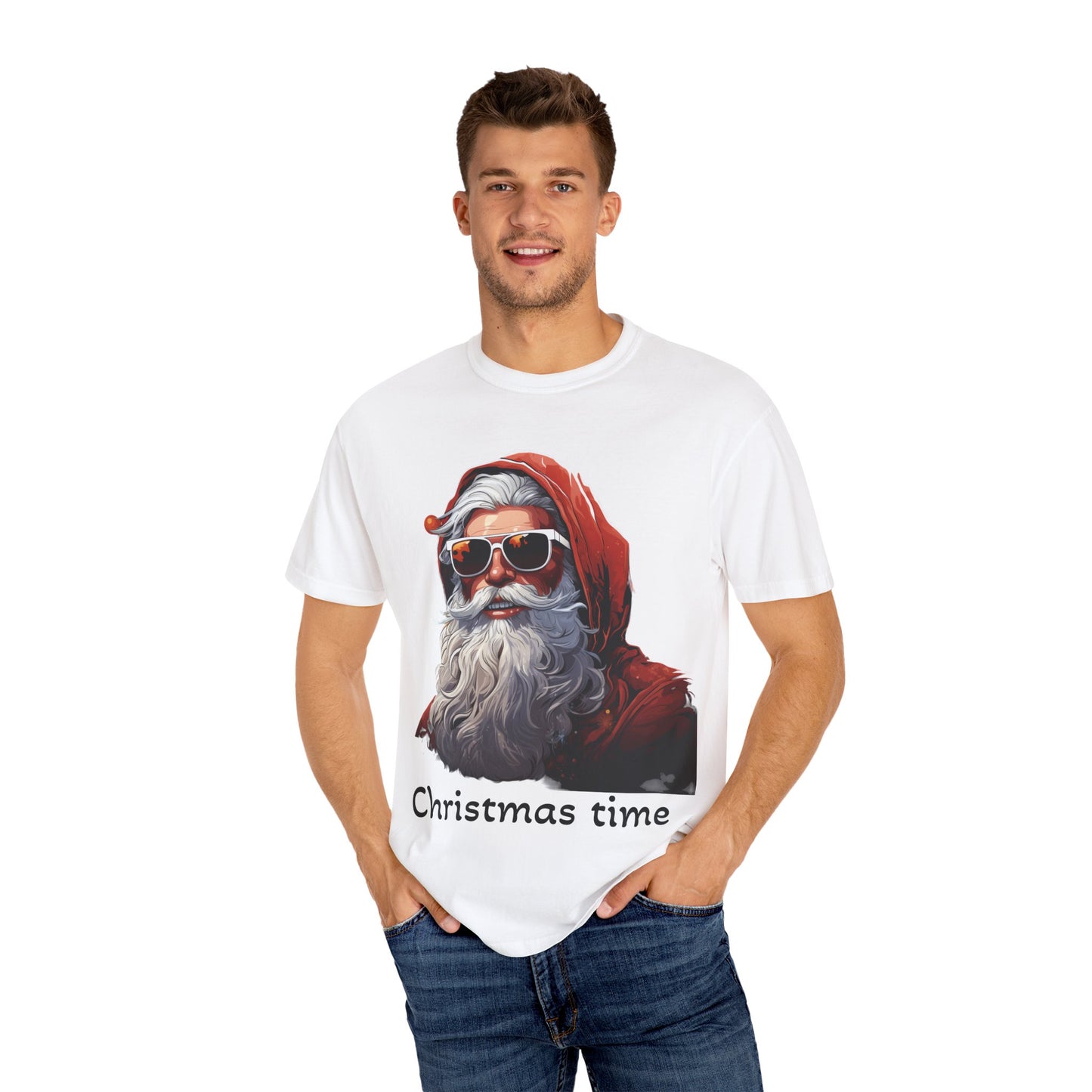 Christmas Unisex Garment-Dyed T-shirt