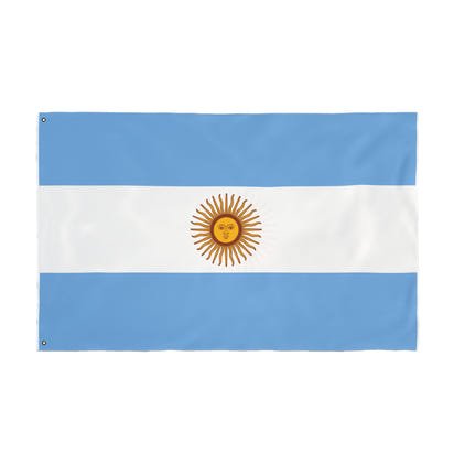 Bandera argentina de doble cara, decoración artesanal para el hogar, decoración de exteriores, pancarta para eventos deportivos, regalo único para los amantes de las banderas.