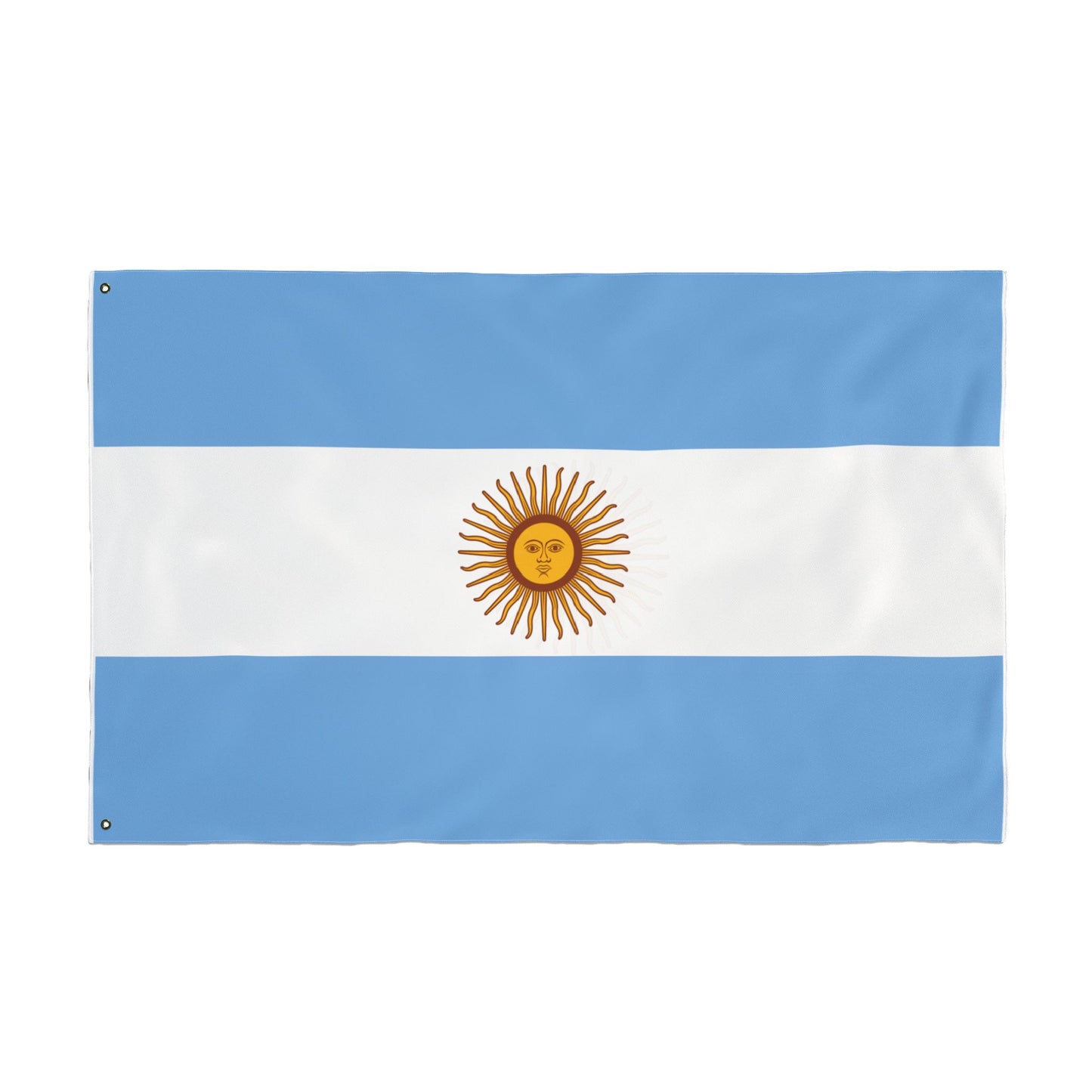 Bandera argentina de doble cara, decoración artesanal para el hogar, decoración de exteriores, pancarta para eventos deportivos, regalo único para los amantes de las banderas.