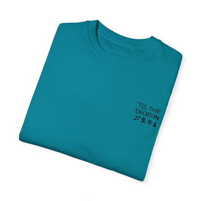 Unisex-T-Shirt aus stückgefärbtem Material