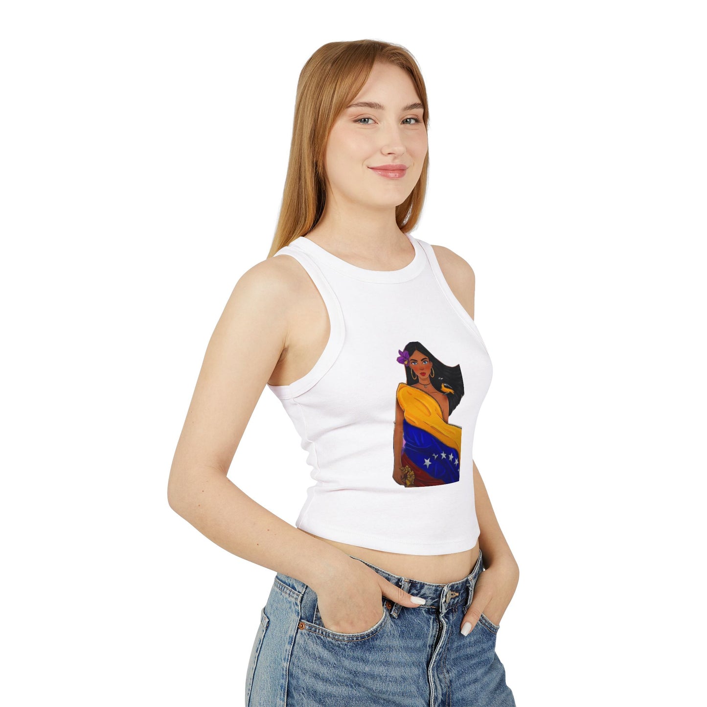 Venezolanisches Stolz-Tanktop für Damen – Lebendiges Design