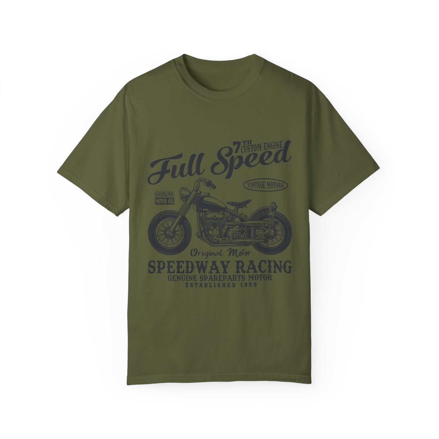 (Motorbike) Unisex Garment-Dyed T-shirt