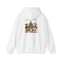 Weihnachtliches Unisex-Kapuzensweatshirt aus schwerem Mischgewebe 2