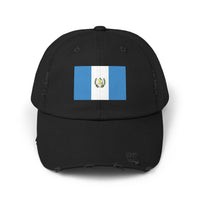 Guatemalan Flag Distressed Cap, Unisex Baseball Hat for Summer, Travel, Gifts, Outdoor Events