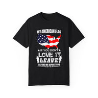 Militärisches Unisex-T-Shirt, stückgefärbt