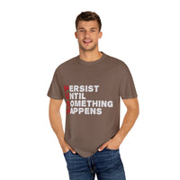 Unisex-T-Shirt aus stückgefärbtem Material