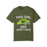 Militärisches Unisex-T-Shirt, stückgefärbt