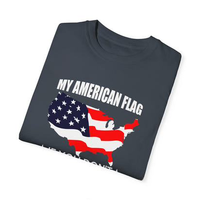 Militärisches Unisex-T-Shirt, stückgefärbt