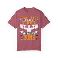 Camiseta unisex teñida en prenda