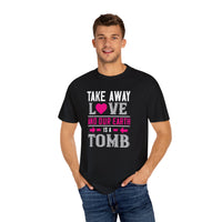 (Día de San Valentín) Camiseta unisex teñida en prenda