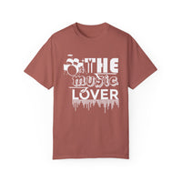 (Música)Camiseta unisex teñida en prenda