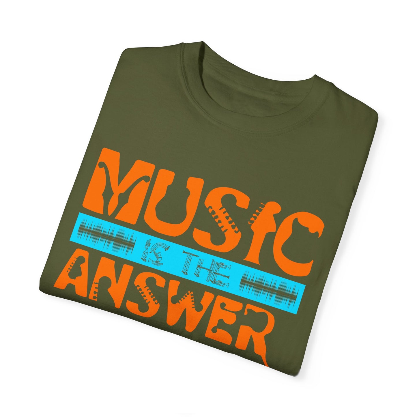 (Music)Unisex Garment-Dyed T-shirt