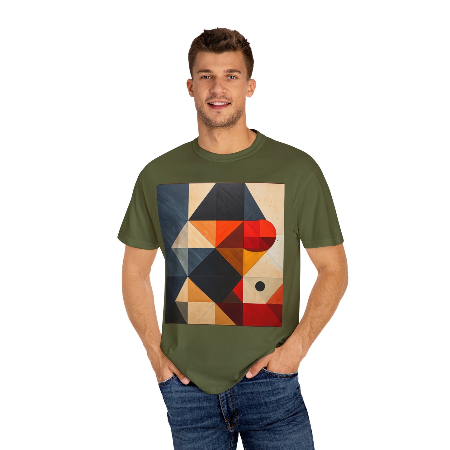 Artistic touch (Geometry) Unisex Garment-Dyed T-shirt