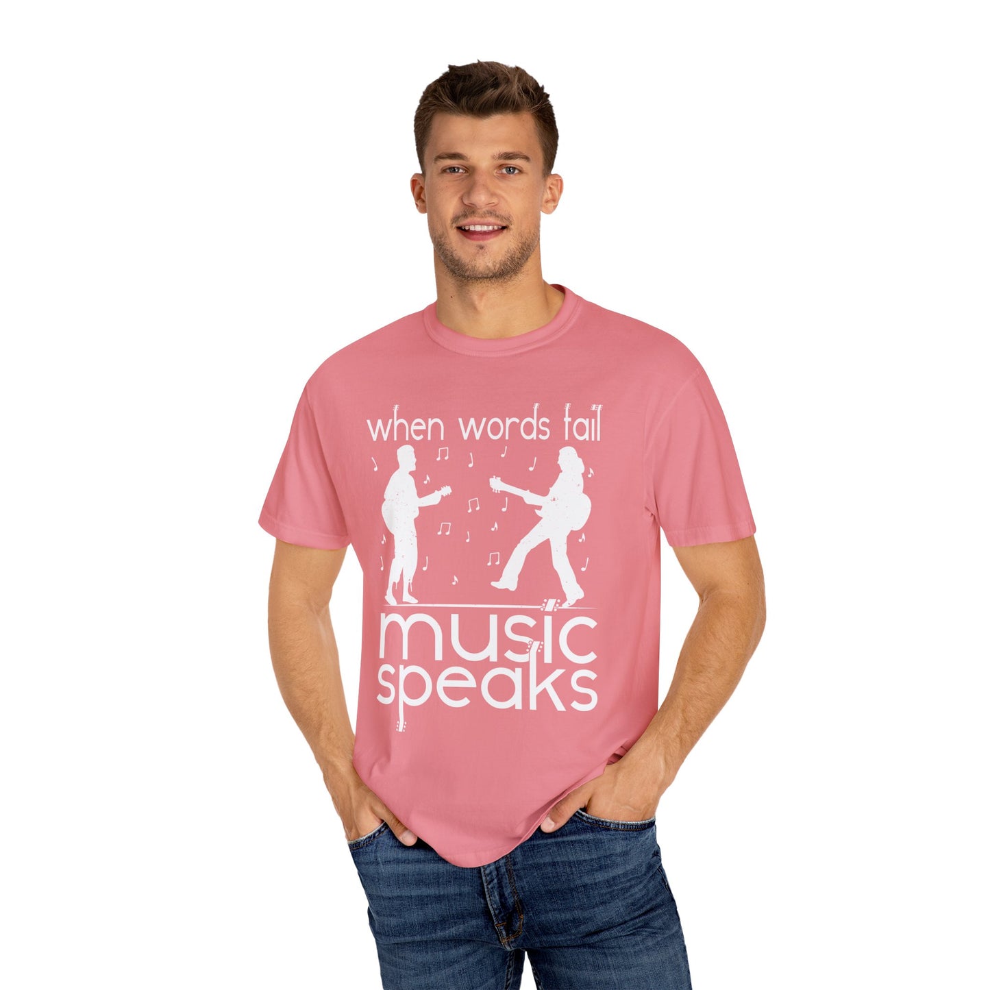 (Music)Unisex Garment-Dyed T-shirt