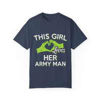Militärisches Unisex-T-Shirt, stückgefärbt