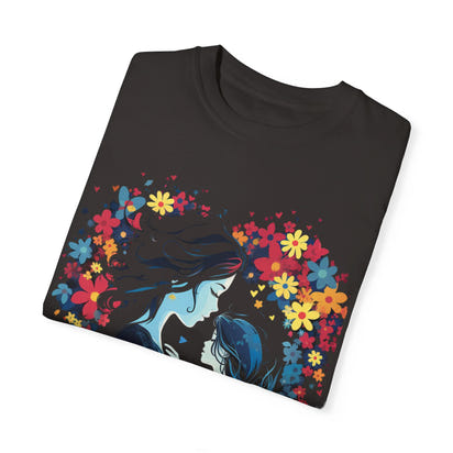 Camiseta unisex teñida con toque artístico (Madre)