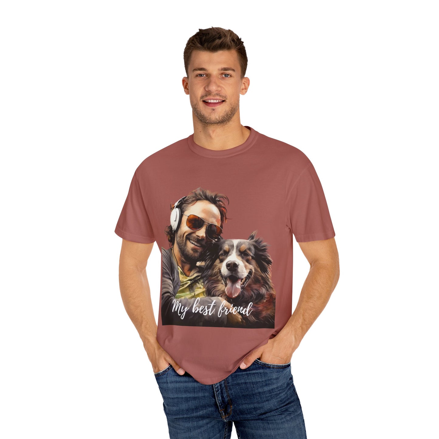 Artistic touch (Dogs) Unisex Garment-Dyed T-shirt