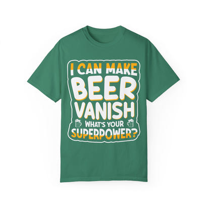 Unisex-T-Shirt aus stückgefärbtem Material