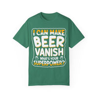 Unisex-T-Shirt aus stückgefärbtem Material