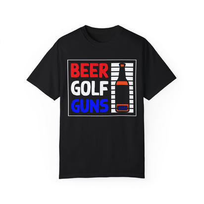 Unisex-T-Shirt aus stückgefärbtem Material