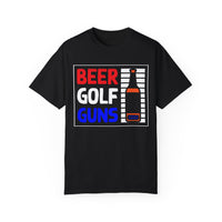 Unisex-T-Shirt aus stückgefärbtem Material