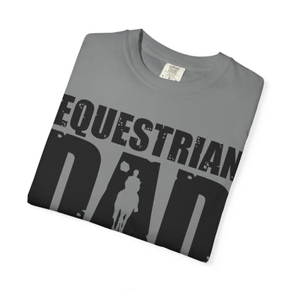 Camiseta para papá ecuestre, regalo único para el Día del Padre, regalo para amantes de los caballos, camiseta unisex informal, ropa para papá que monta a caballo