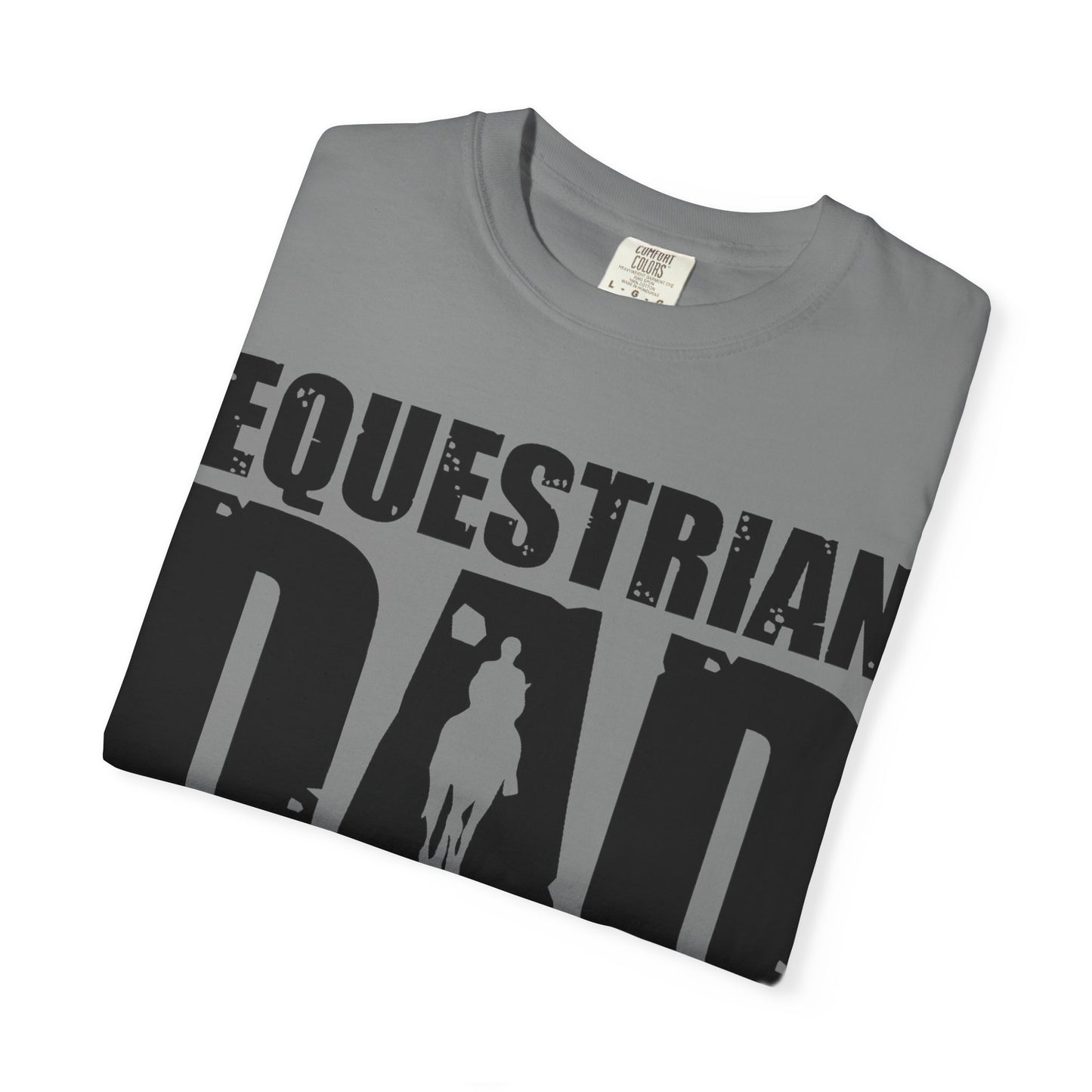 Camiseta para papá ecuestre, regalo único para el Día del Padre, regalo para amantes de los caballos, camiseta unisex informal, ropa para papá que monta a caballo