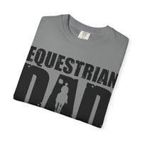 Camiseta para papá ecuestre, regalo único para el Día del Padre, regalo para amantes de los caballos, camiseta unisex informal, ropa para papá que monta a caballo