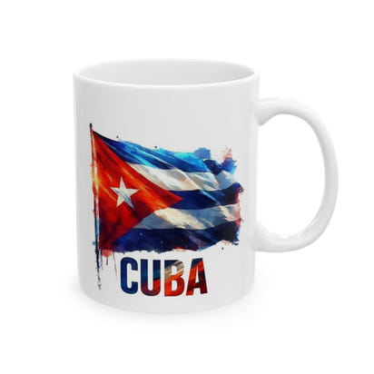 Taza de cerámica con la cultura cubana: diseño colorido para los amantes del café