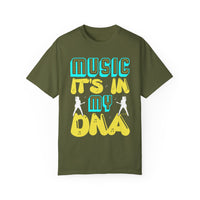 (Música)Camiseta unisex teñida en prenda