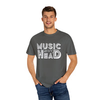 (Música)Camiseta unisex teñida en prenda