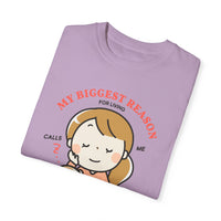 Unisex-T-Shirt aus stückgefärbtem Material