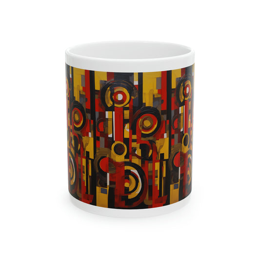 Mugs artistic touch ceramic mugs 11oz