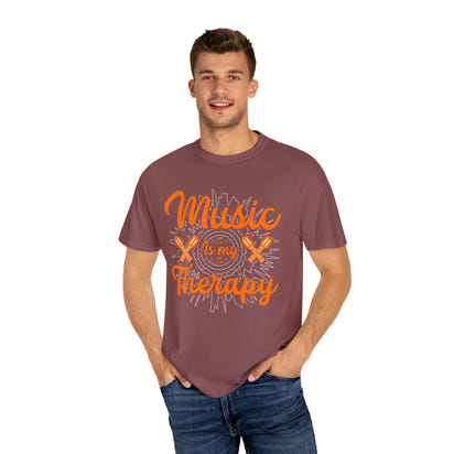 (Música)Camiseta unisex teñida en prenda