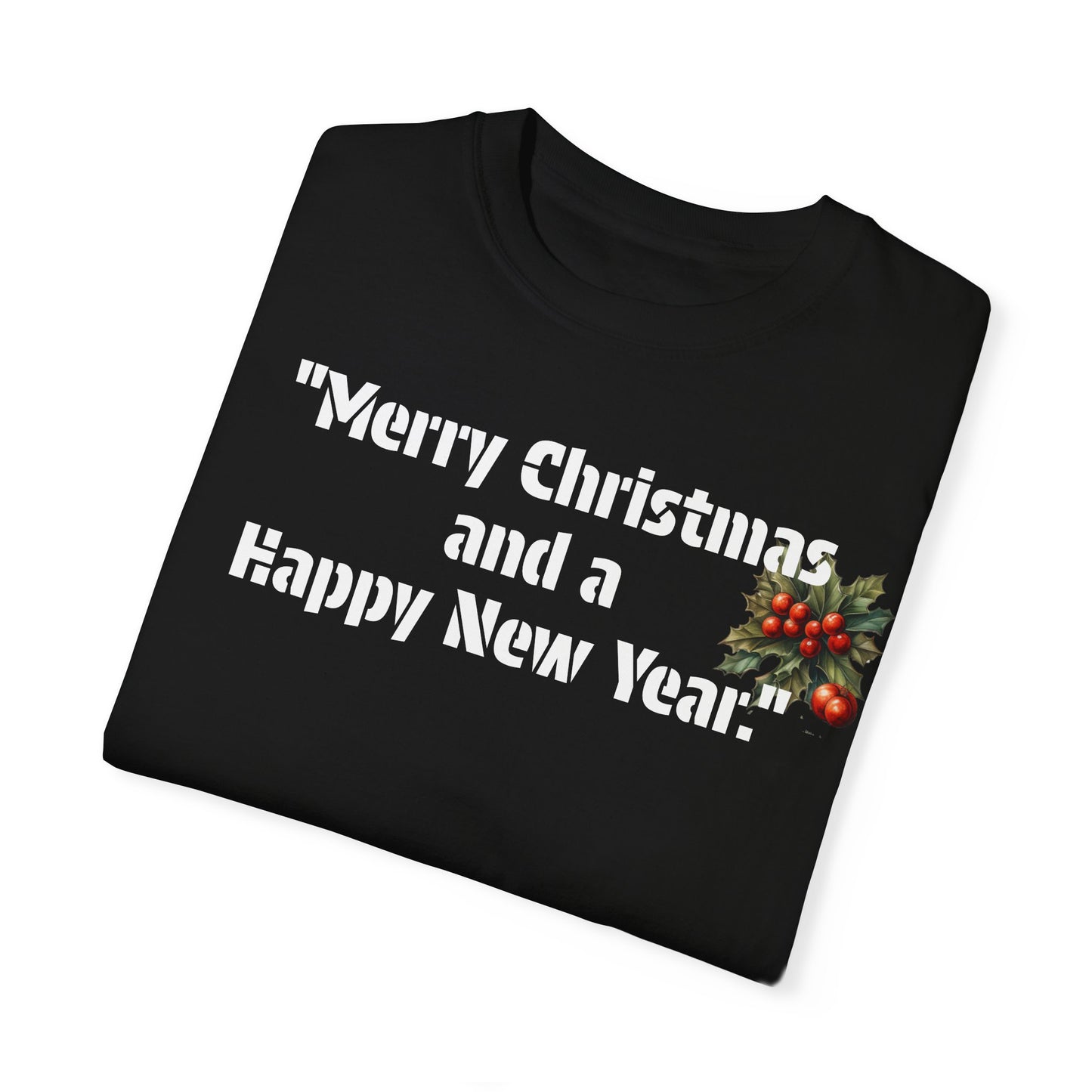 Christmas Unisex Garment-Dyed T-shirt 2